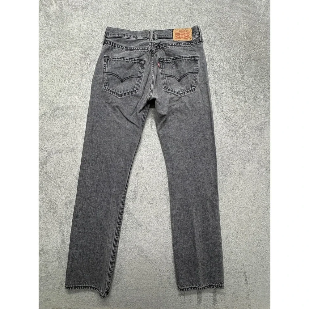 Levis 501‎ Jeans Mens Measured 30x30 Straight Leg Button Fly Denim Pants